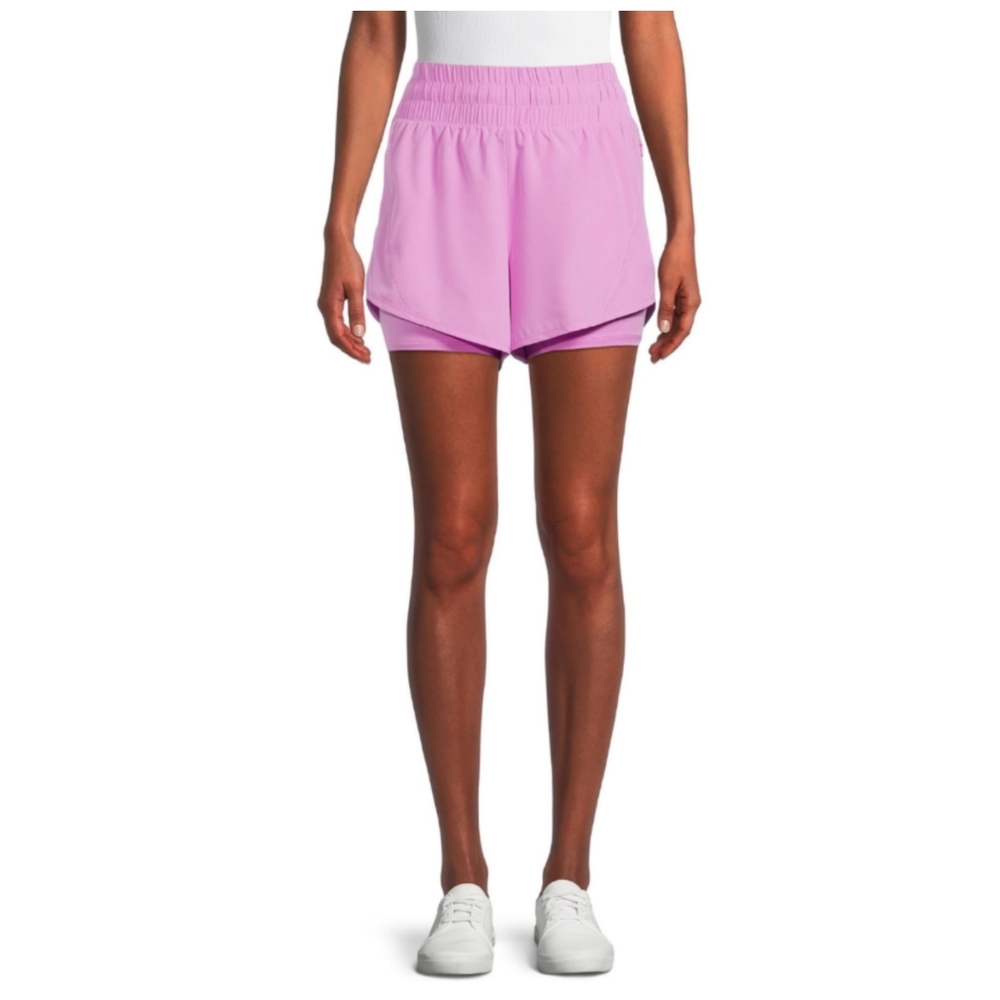 Avia High Rise Running Shorts with Bike Liner‎